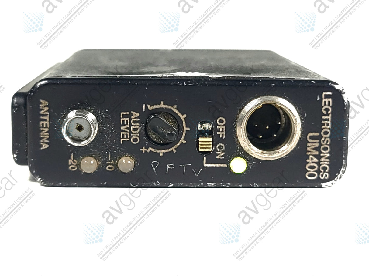 Lectrosonics UM400 Belt Pack Transmitter Block 21 (537-563MHz)