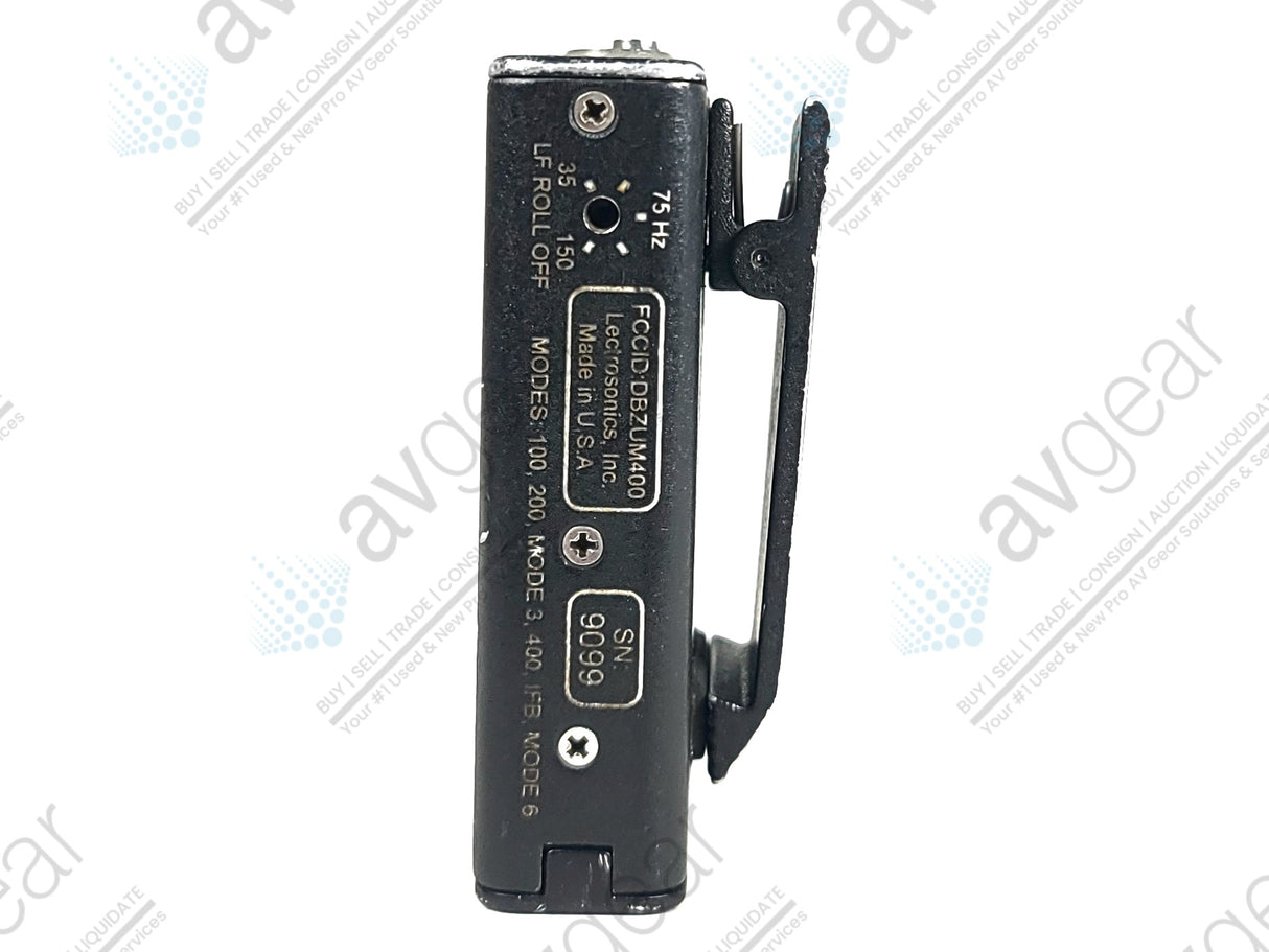 Lectrosonics UM400 Belt Pack Transmitter Block 21 (537-563MHz)