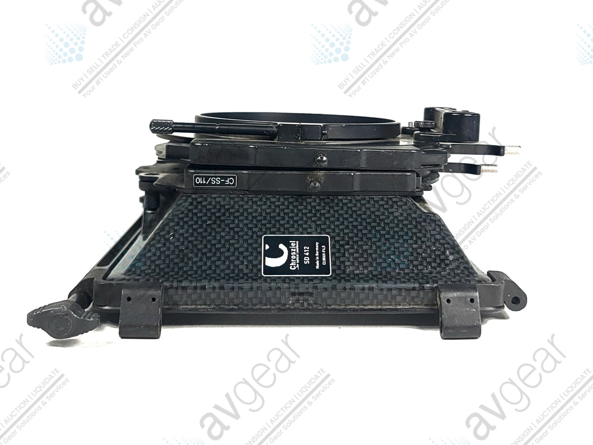 Chrosziel SD 412 Matte Box 110MM Outer Ring, Filter Trays & Rail Mount (Missing Flag)
