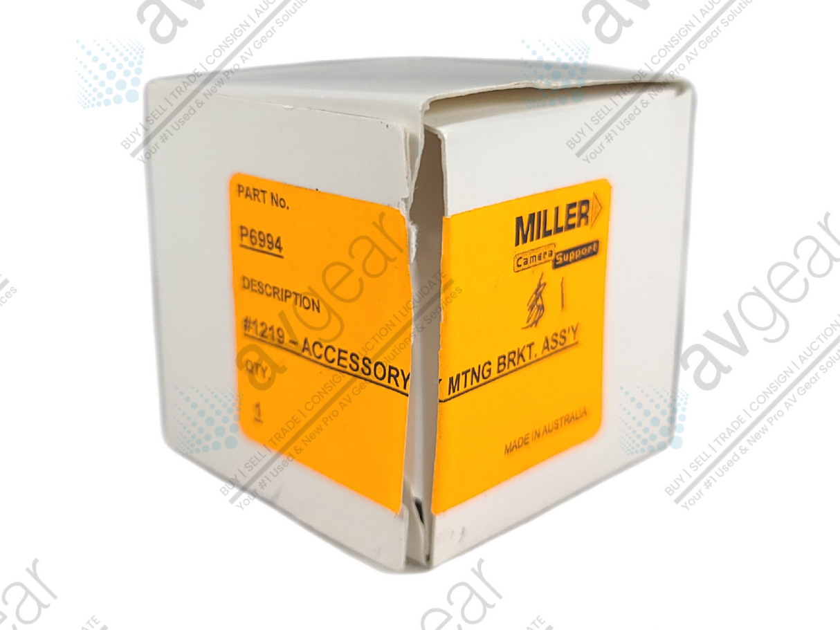 Miller 1219 & 1217 Arrow Accessory Mounting Bracket and Adaptor for Arrow Fluid Heads