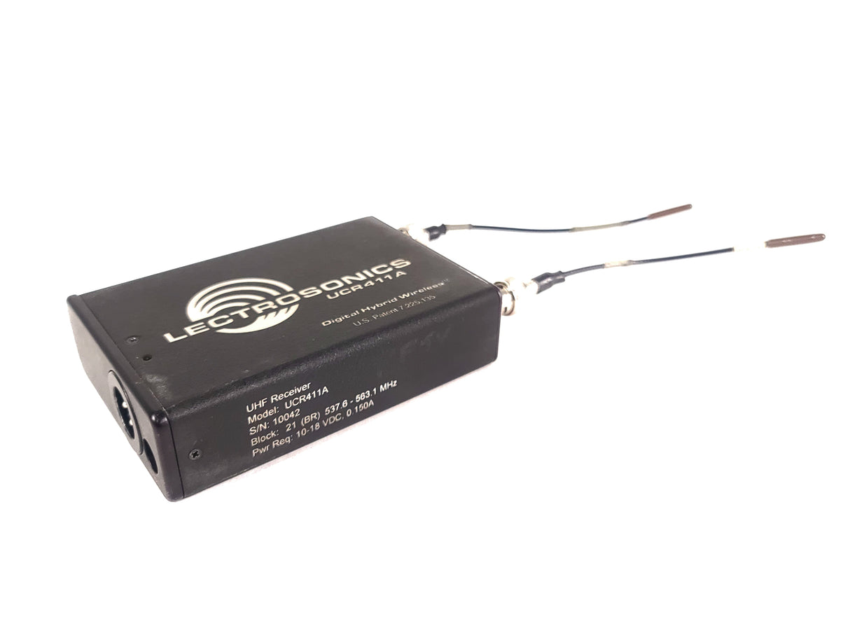 Lectrosonic UCR411A Digital Hybrid Wireless Receiver Block 21 (537-563MHz)