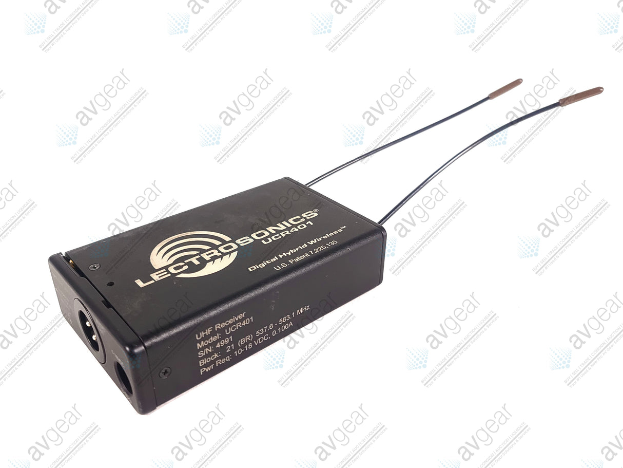 Lectrosonics UCR401 Digital Hybrid Wireless Receiver Block 21 (537-563MHz)