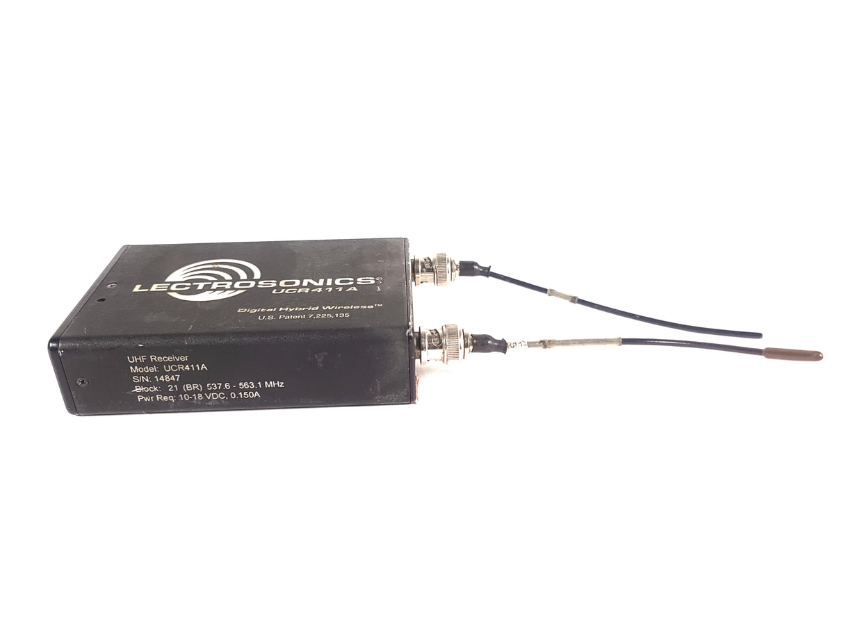 Lectrosonic UCR411A Digital Hybrid Wireless Receiver Block 21 (537-563MHz)