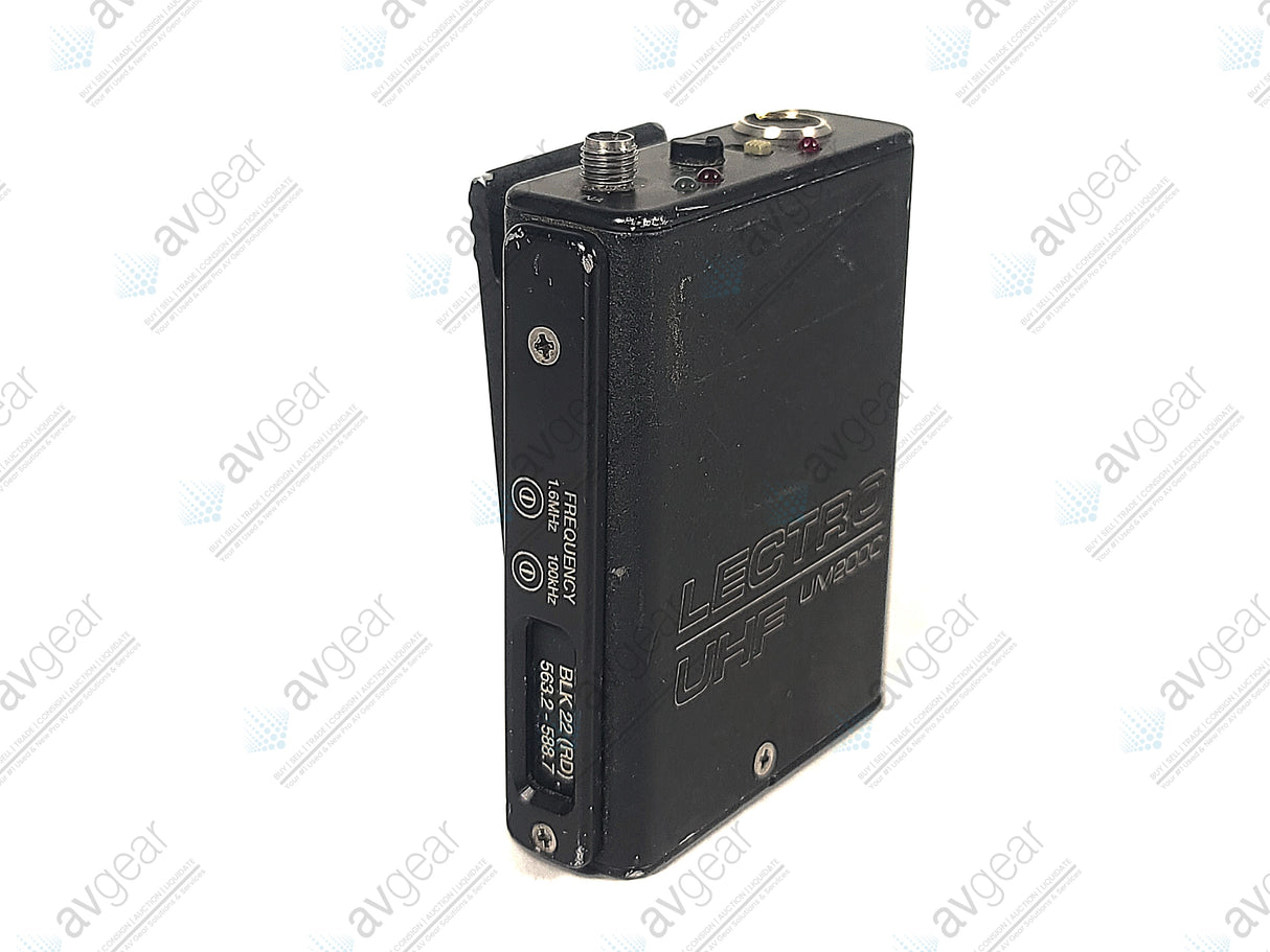 Letrosonics UM200C UHF Belt Pack Transmitter Block 22 (563-588MHz)