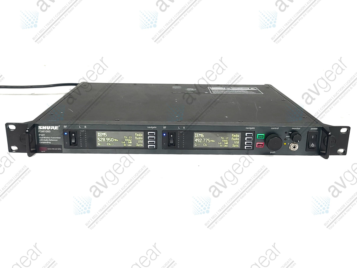 Shure P10T-G10 Wireless Transmitter (G10: 470-542MHz)