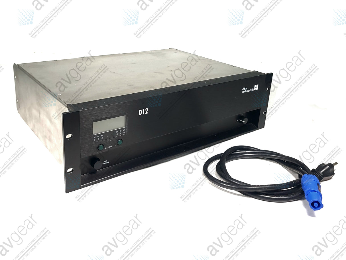 D&B Audiotechnik D12 Amplifier V2.31