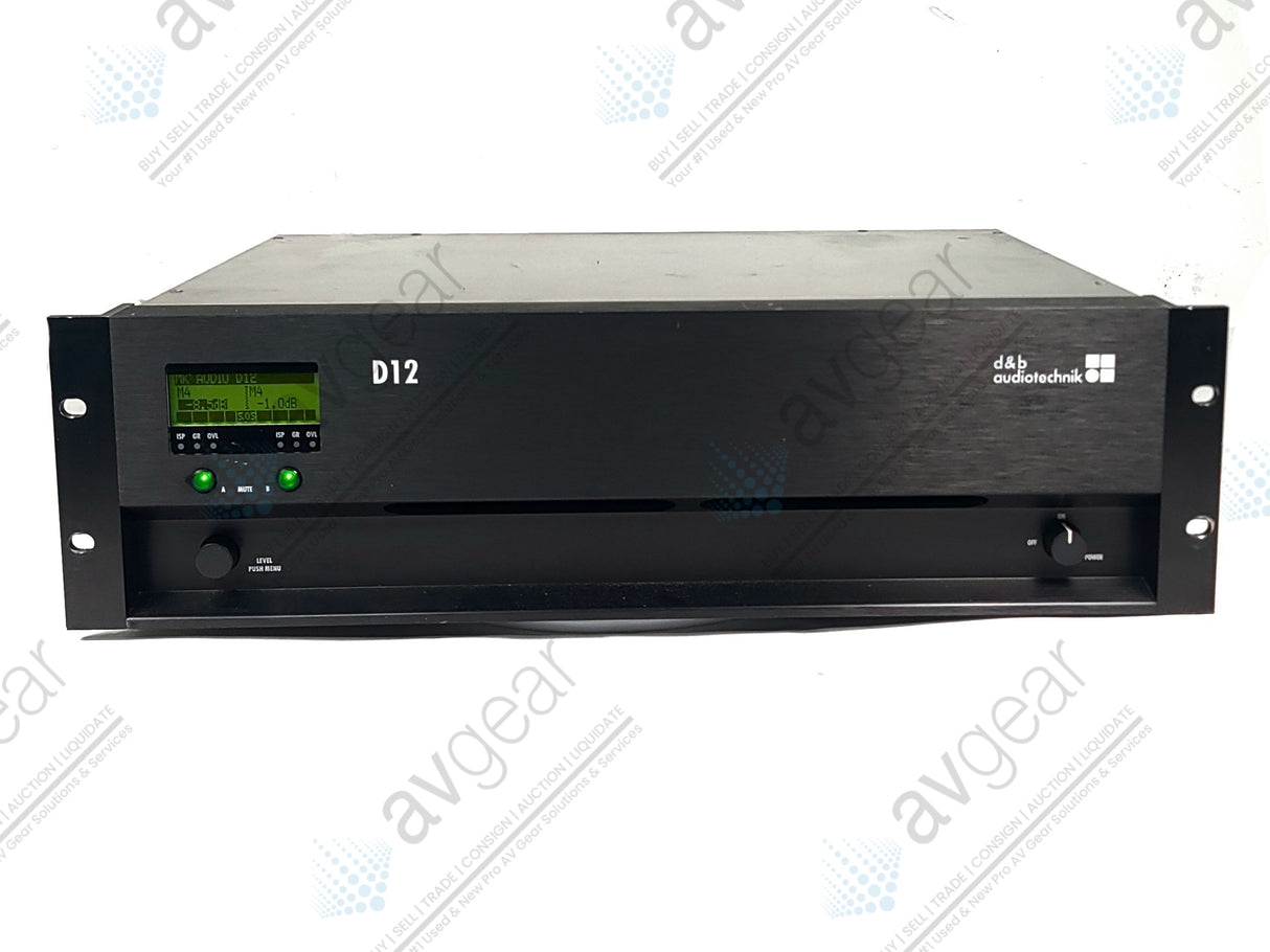 D&B Audiotechnik D12 Amplifier V2.31