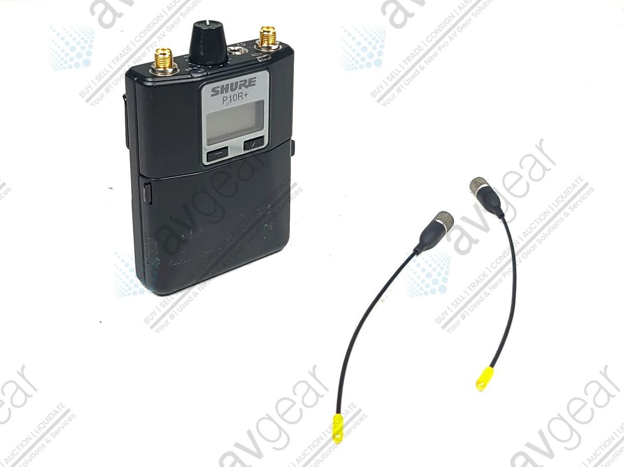 Shure P10R+ Diversity bodypack receiver (G10 Band: 470-542 MHz)