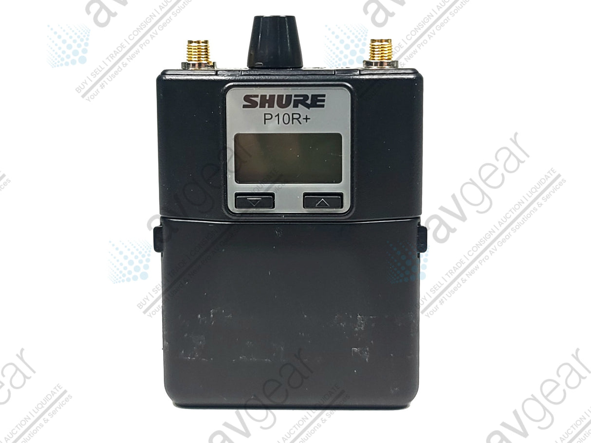 Shure P10R+ Diversity bodypack receiver (G10 Band: 470-542 MHz)