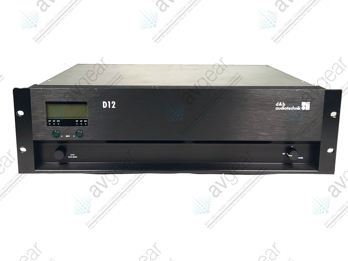 d&b audiotechnik D12 Multi-channel Amplifier