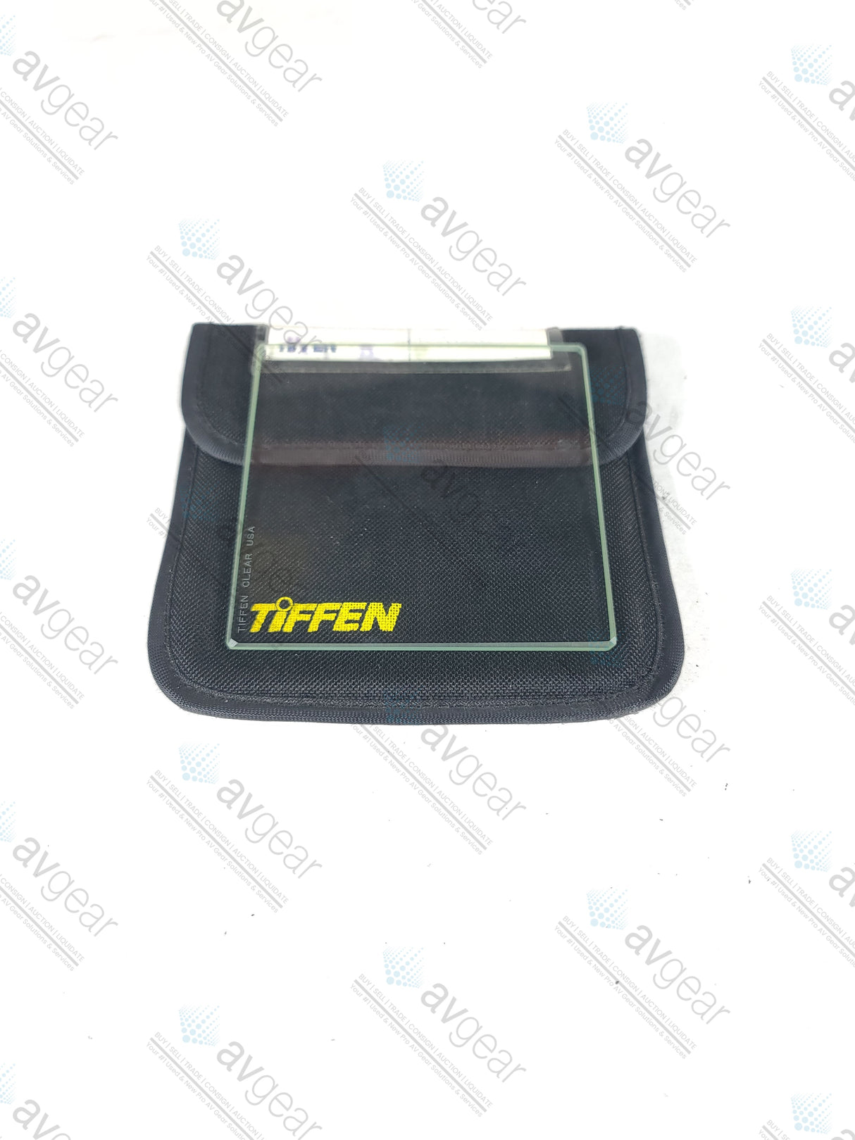 Tiffen 4x4 Square Clear Filter in Tiffen Soft Pouch
