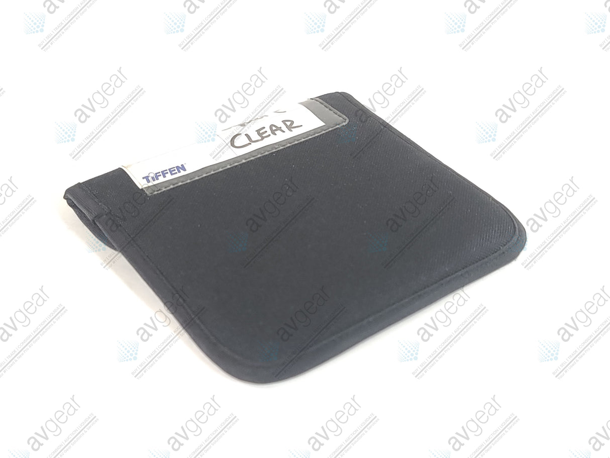 Tiffen 4x4 Square Clear Filter in Tiffen Soft Pouch
