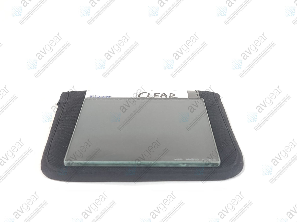 Tiffen 4x4 Square Clear Filter in Tiffen Soft Pouch