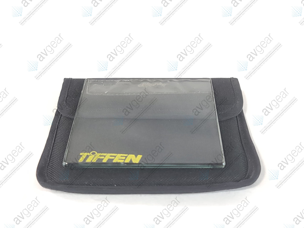 Tiffen 4x4 Square Clear Filter in Tiffen Soft Pouch