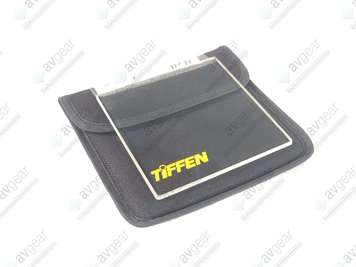 Tiffen 4x4 Square Clear Filter in Tiffen Soft Pouch