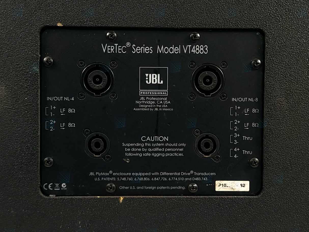 JBL VT4883 Subcompact Dual 12" Cardioid-Arrayable Subwoofer