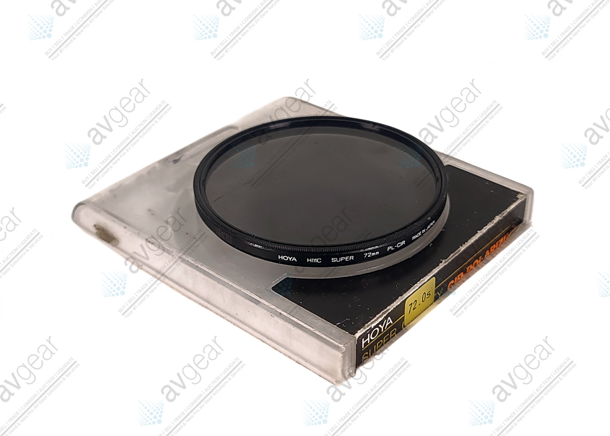 Hoya HMC Super 72MM PL-CIR Polarising Filter Lens in Hoya Case