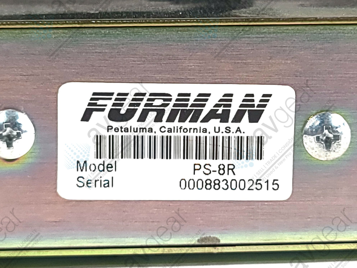 Furman PS-8R Series II Power Conditioner & Sequencer