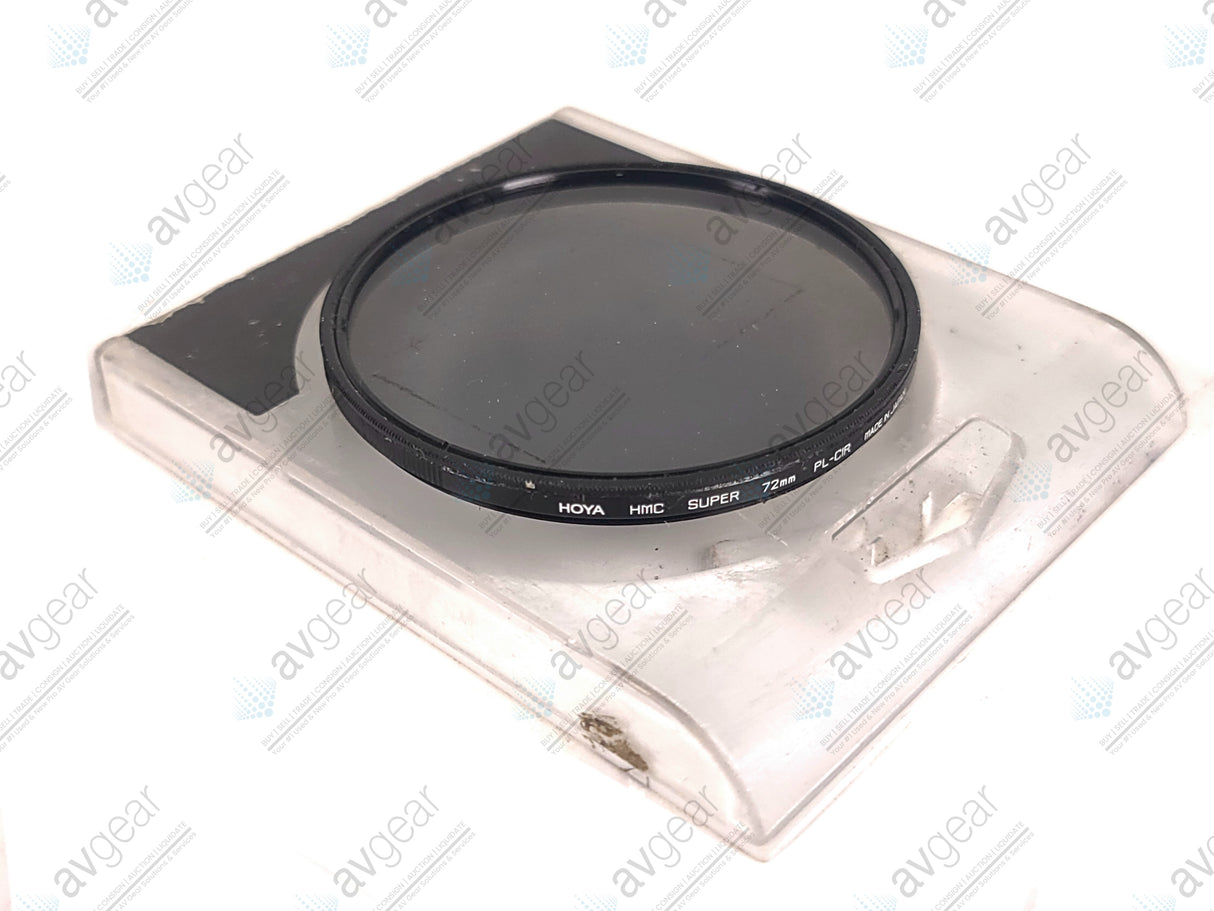 Hoya HMC Super 72MM PL-CIR Polarising Filter Lens in Hoya Case