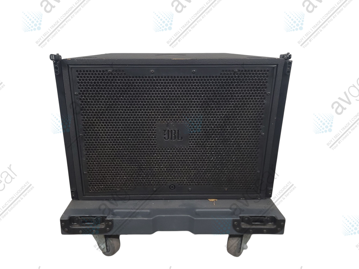JBL VT4883 Subcompact Dual 12" Cardioid-Arrayable Subwoofer in Rotomolded Vertec Transporter Road Case