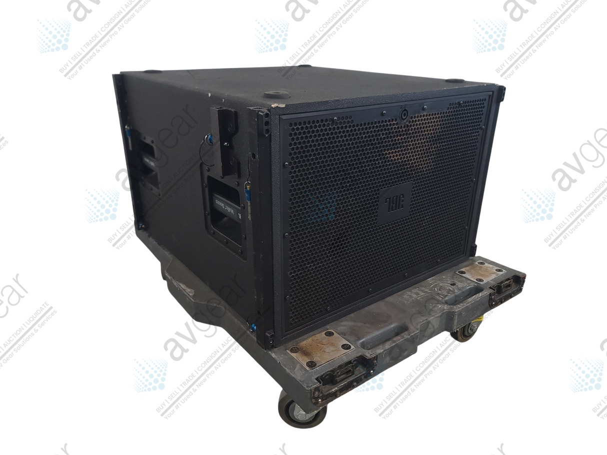 JBL VT4883 Subcompact Dual 12" Cardioid-Arrayable Subwoofer in Rotomolded Vertec Transporter Road Case