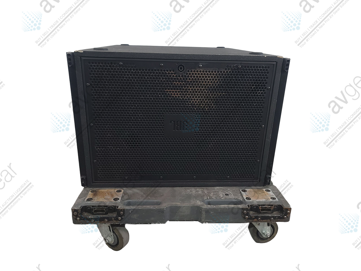 JBL VT4883 Subcompact Dual 12" Cardioid-Arrayable Subwoofer in Rotomolded Vertec Transporter Road Case