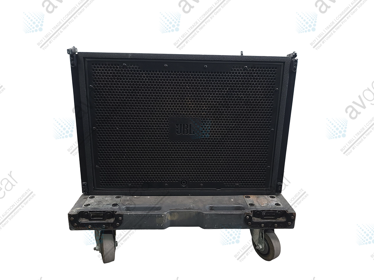 JBL VT4883 Subcompact Dual 12" Cardioid-Arrayable Subwoofer in Rotomolded Vertec Transporter Road Case