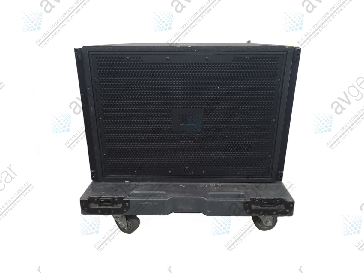 JBL VT4883 Subcompact Dual 12" Cardioid-Arrayable Subwoofer in Rotomolded Vertec Transporter Road Case