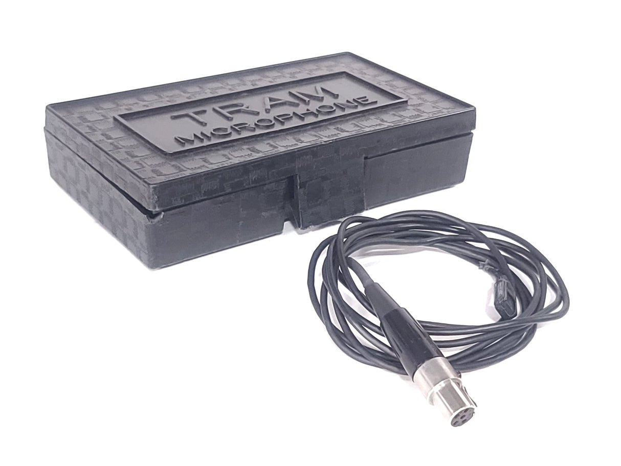 Tram TR50 BML+ Omni Lavalier Microphone with TA5F Connector for Lectrosonics Transmitters In Case