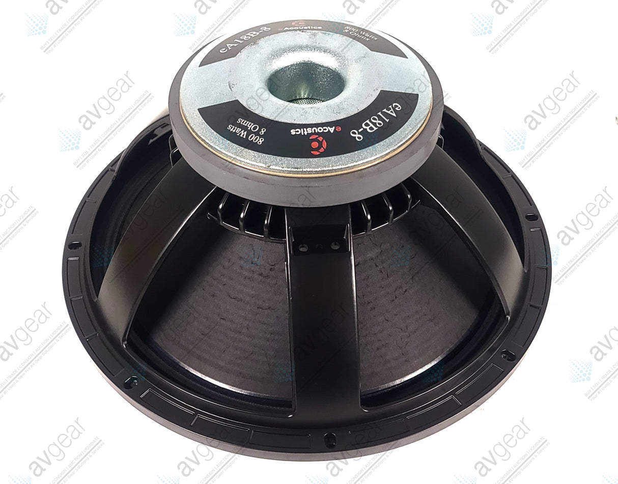 eAcoustics eA18B-8 800W 18 Inch Woofer in Open Box