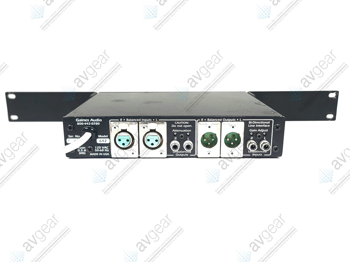 Gaines Audio 642 Balanced Line Interface