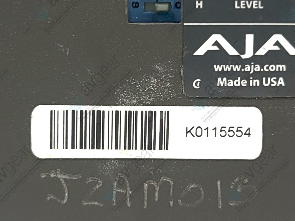 AJA HD10AMA HD/SD-SDI 4 Channel Analog Audio Embedder/Disembedder w/ Breakout Cable