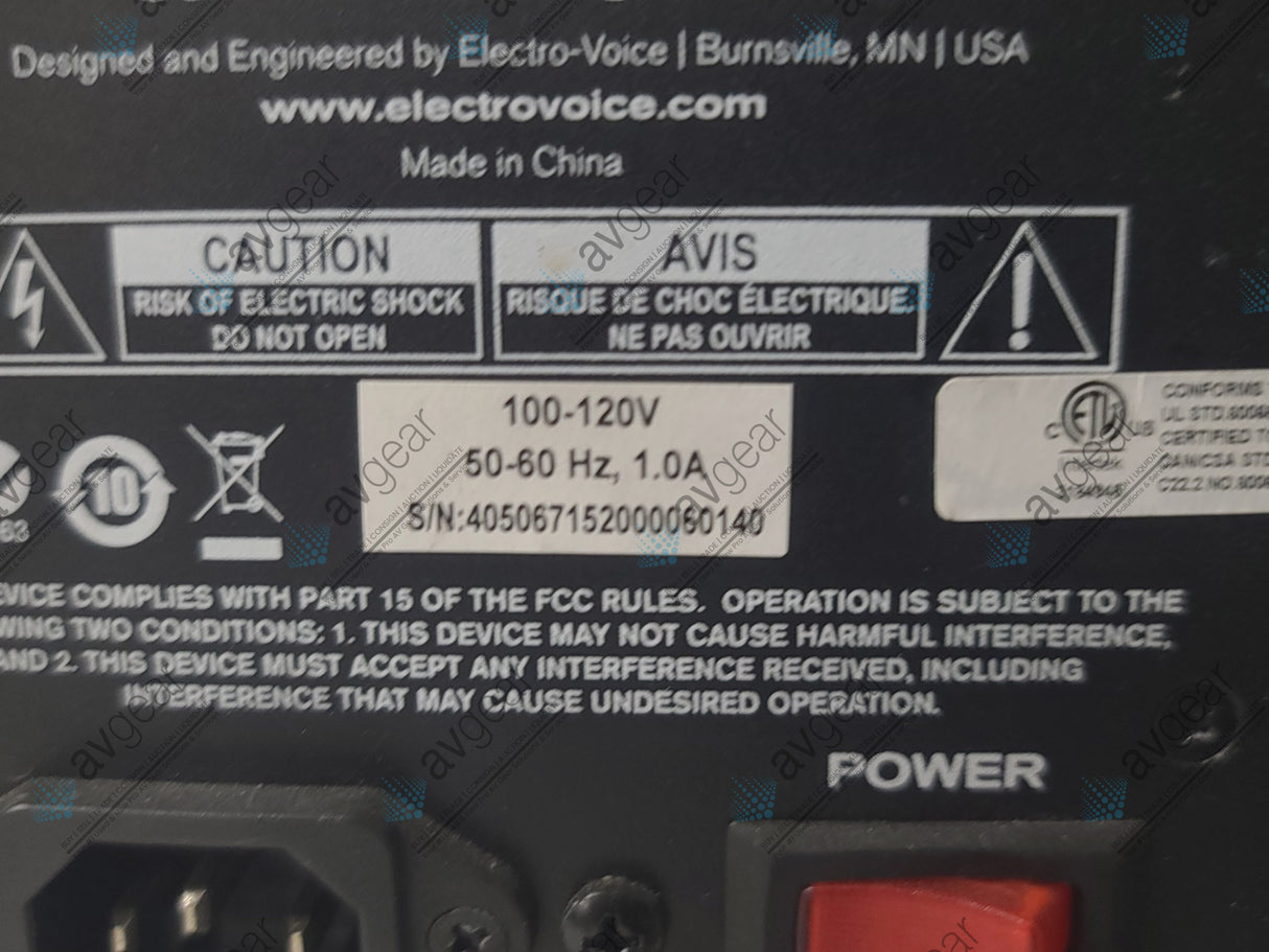 Electro Voice ELX112P 12" 2-Way Powered Loudspeaker