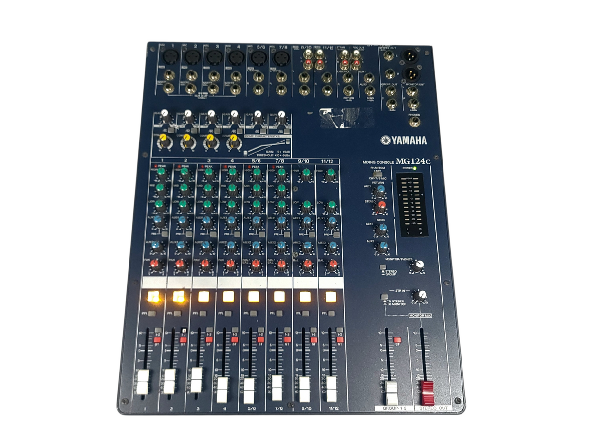 Yamaha MG124C 12-Channel Analog Mixer w/ PSU