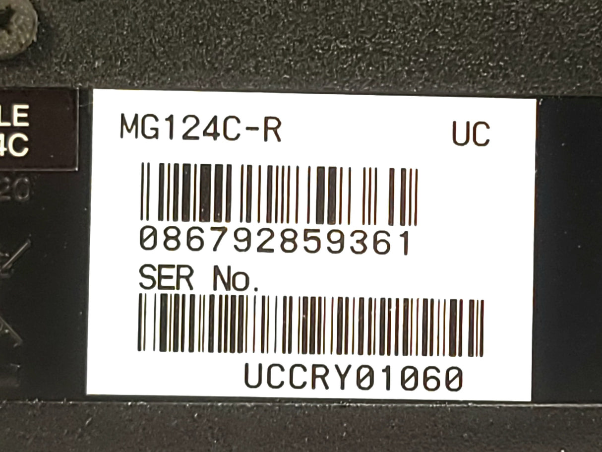 Yamaha MG124C 12-Channel Analog Mixer w/ PSU