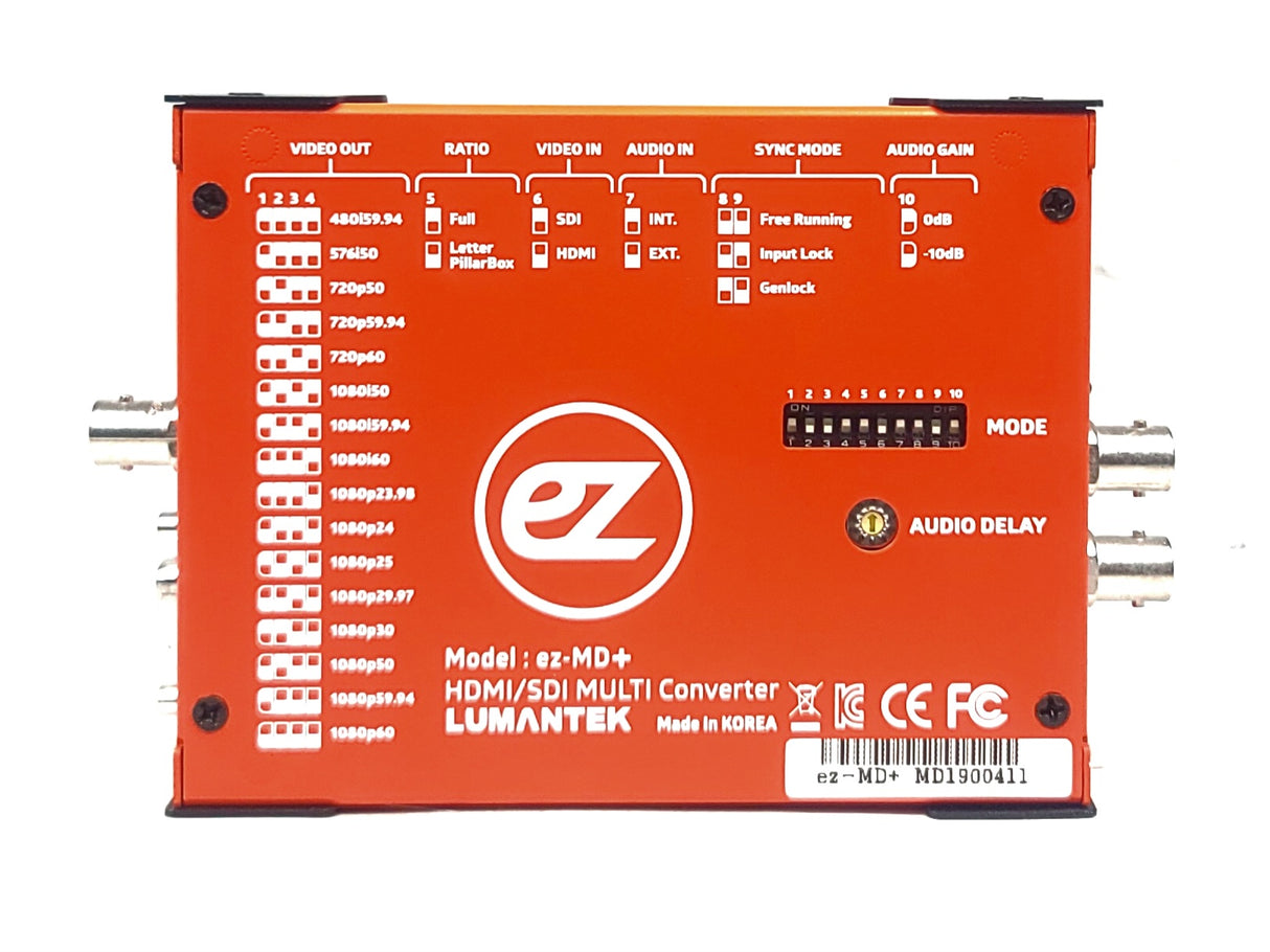 Lumantek EZ-MD+ HDMI/SDI Cross Converter with Audio Mux/Demux and Scaler
