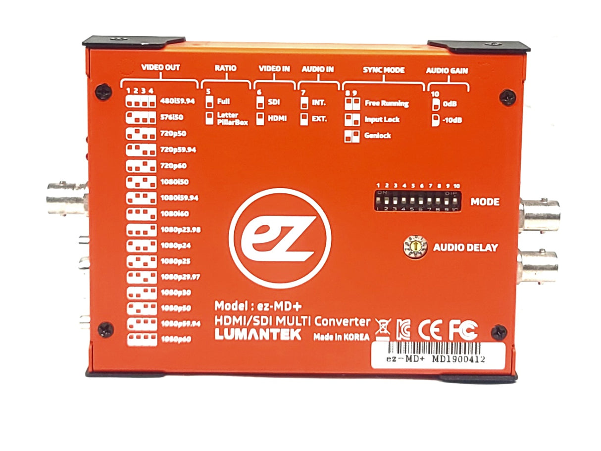 Lumantek EZ-MD+ HDMI/SDI Cross Converter with Audio Mux/Demux and Scaler