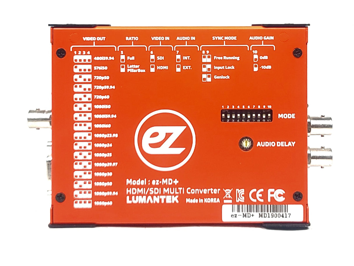 Lumantek EZ-MD+ HDMI/SDI Cross Converter with Audio Mux/Demux and Scaler