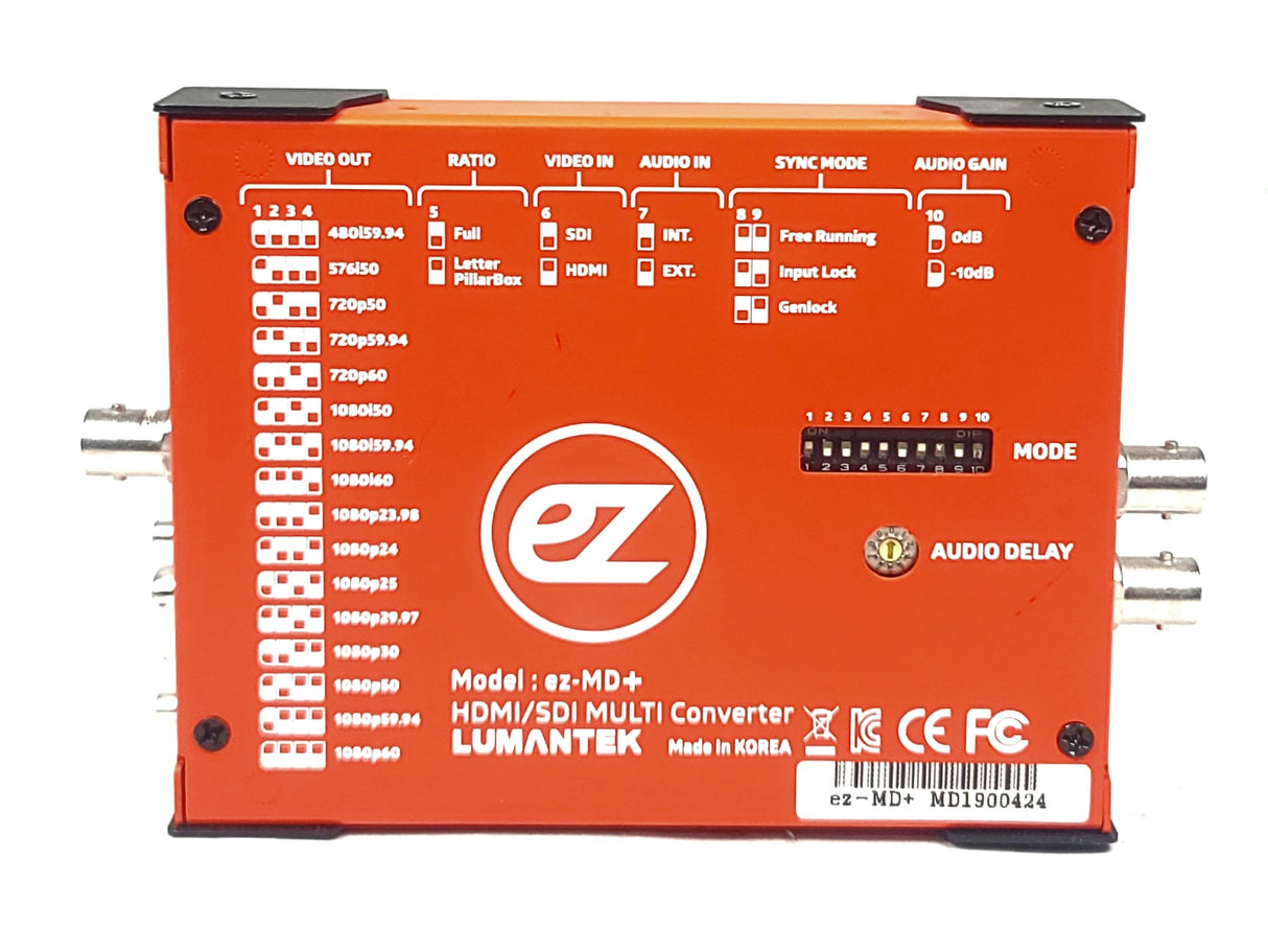 Lumantek EZ-MD+ HDMI/SDI Cross Converter with Audio Mux/Demux and Scaler