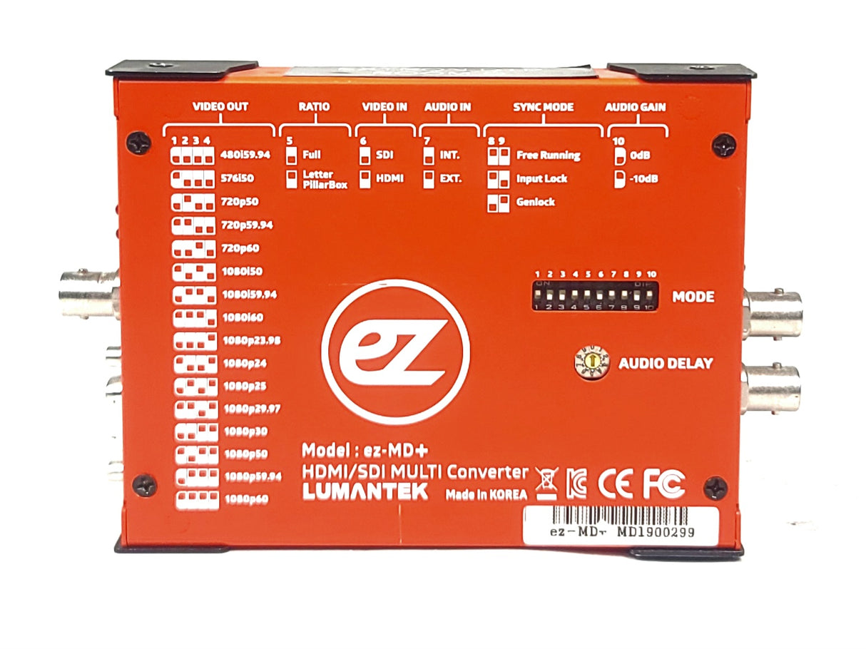Lumantek EZ-MD+ HDMI/SDI Cross Converter with Audio Mux/Demux and Scaler