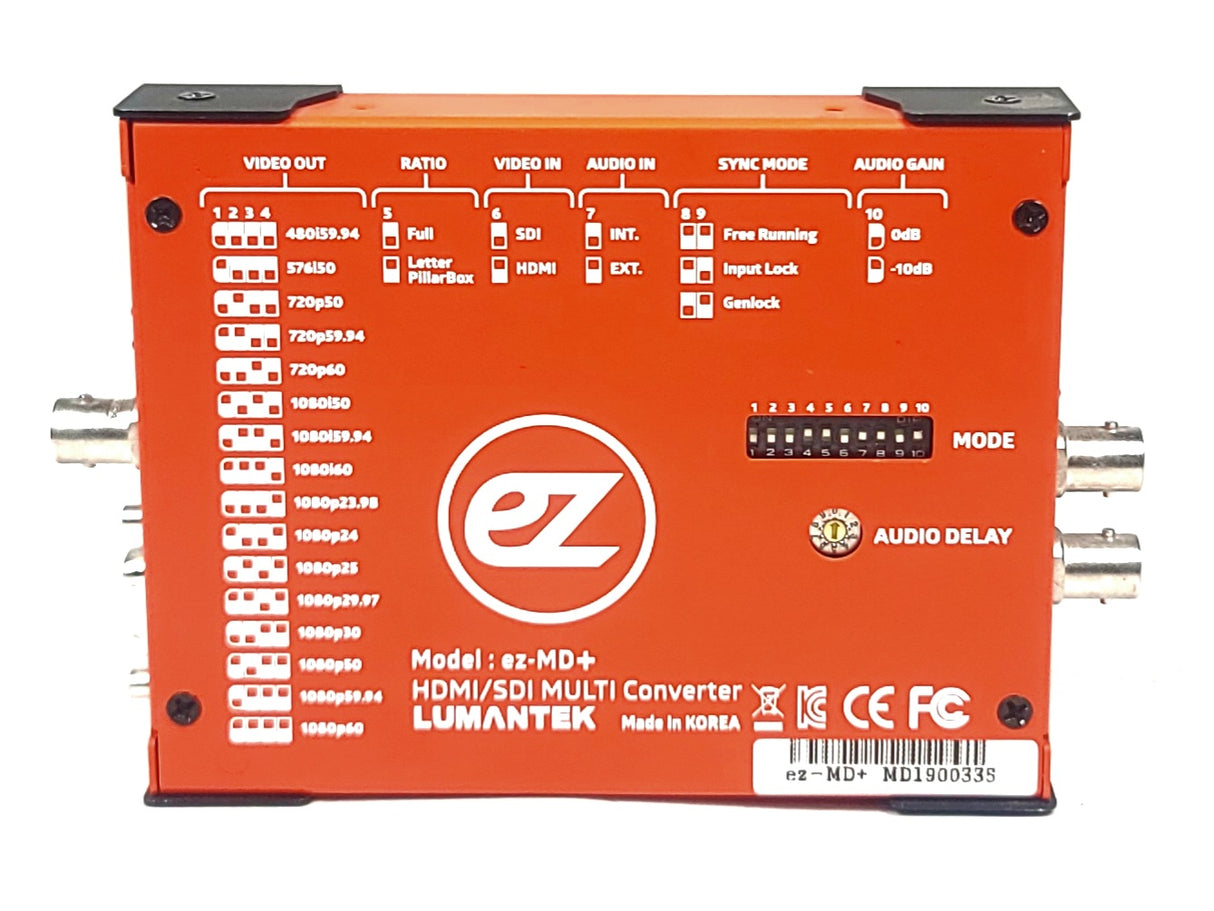 Lumantek EZ-MD+ HDMI/SDI Cross Converter with Audio Mux/Demux and Scaler