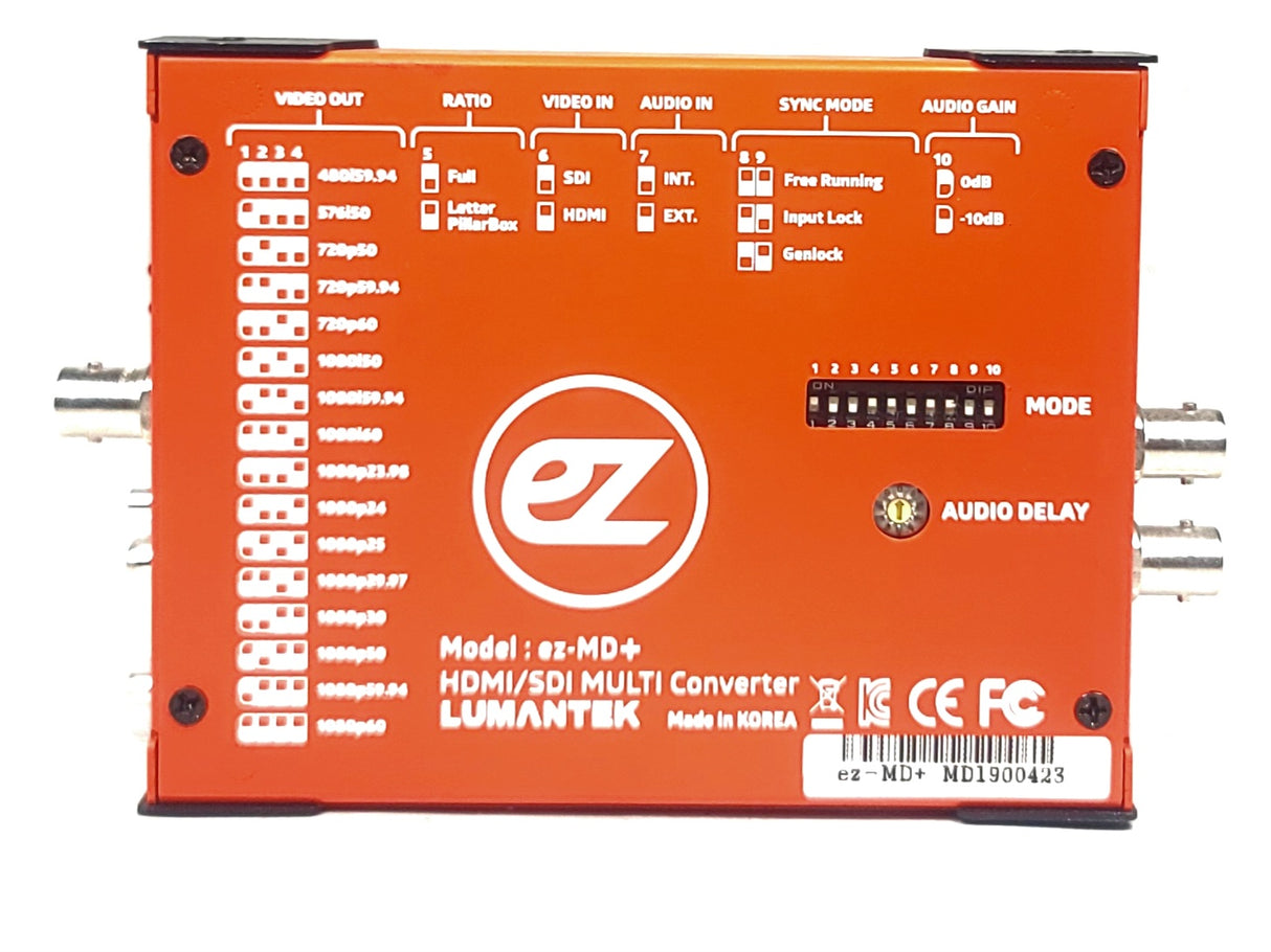 Lumantek EZ-MD+ HDMI/SDI Cross Converter with Audio Mux/Demux and Scaler