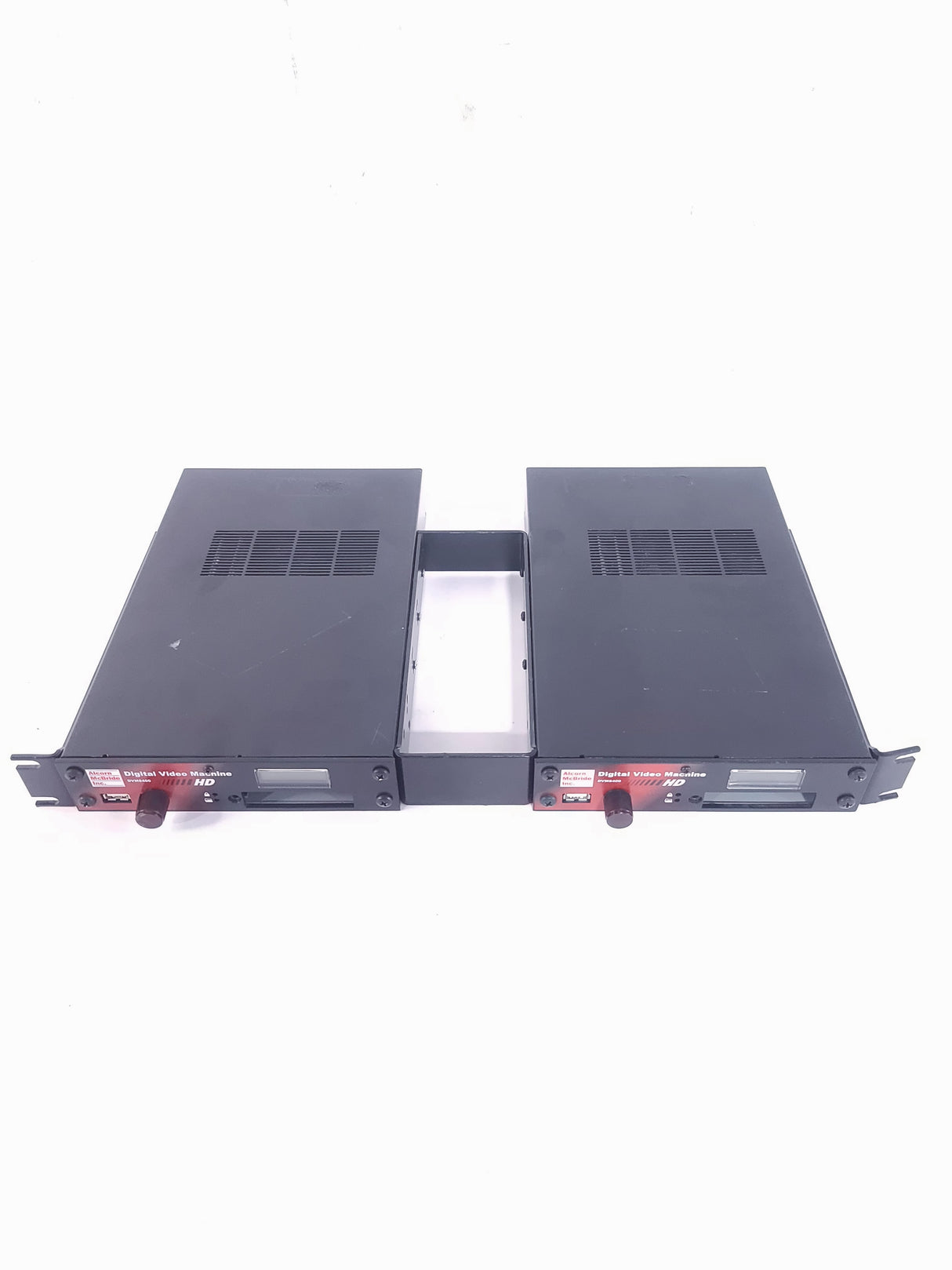 (2) Alcorn McBride DVMHD-8400 Digital Video Playback Machines (NO PSU)