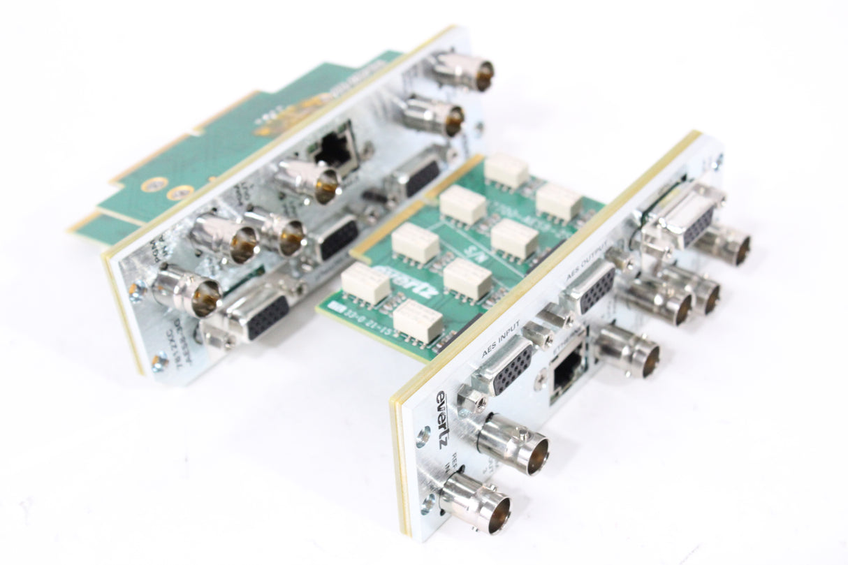 (2) Evertz 7812XC-AES8-3G 3G & HD Cross Converter with AES I/O, Coax I/O (1371-83-2)