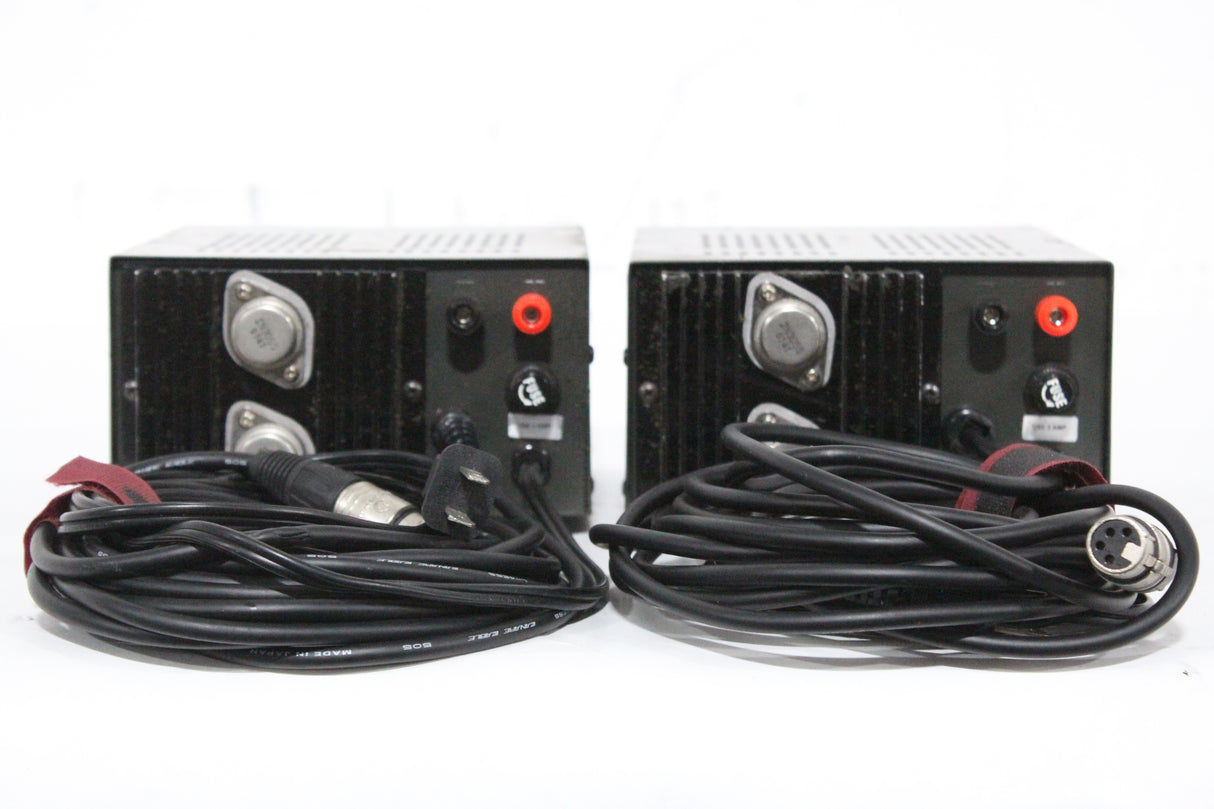 (2) Tripp Lite Pr-7b Precision Regulated DC Power Supply w/ 4 Pin XLR Power Connector w/ Hard Case (C1531-541)