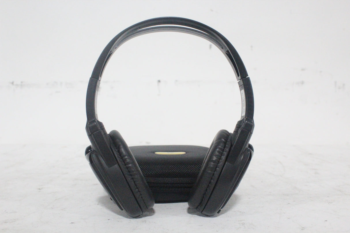(2) Williams Sound WIR RX15-2 Dual-Channel Infrared Wireless Headphones (2.3 or 2.8 MHz) w/ (2) Vinyl Zipper Cases