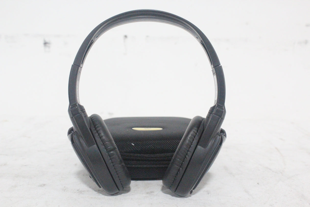 (2) Williams Sound WIR RX15-2 Dual-Channel Infrared Wireless Headphones (2.3 or 2.8 MHz) w/ (2) Vinyl Zipper Cases