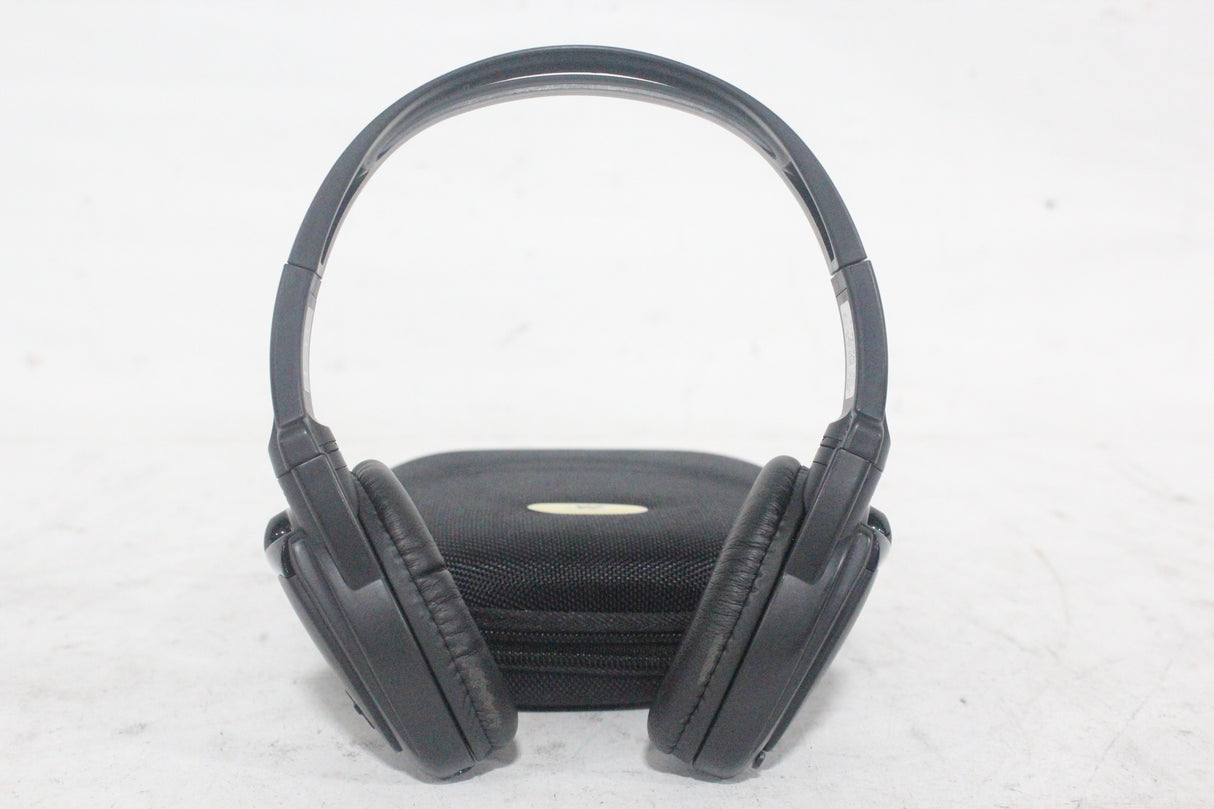 (2) Williams Sound WIR RX15-2 Dual-Channel Infrared Wireless Headphones (2.3 or 2.8 MHz) w/ (2) Vinyl Zipper Cases