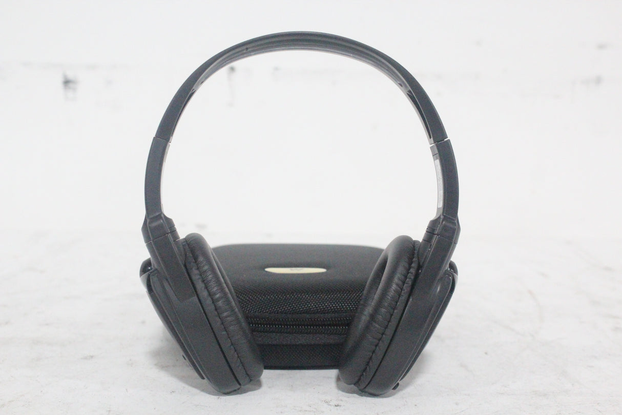 (2) Williams Sound WIR RX15-2 Dual-Channel Infrared Wireless Headphones (2.3 or 2.8 MHz) w/ (2) Vinyl Zipper Cases