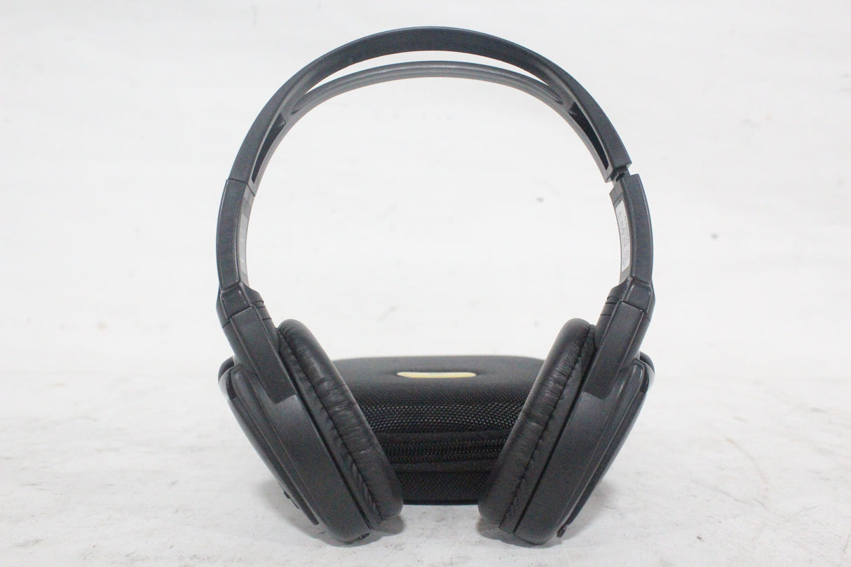 (2) Williams Sound WIR RX15-2 Dual-Channel Infrared Wireless Headphones (2.3 or 2.8 MHz) w/ (2) Vinyl Zipper Cases